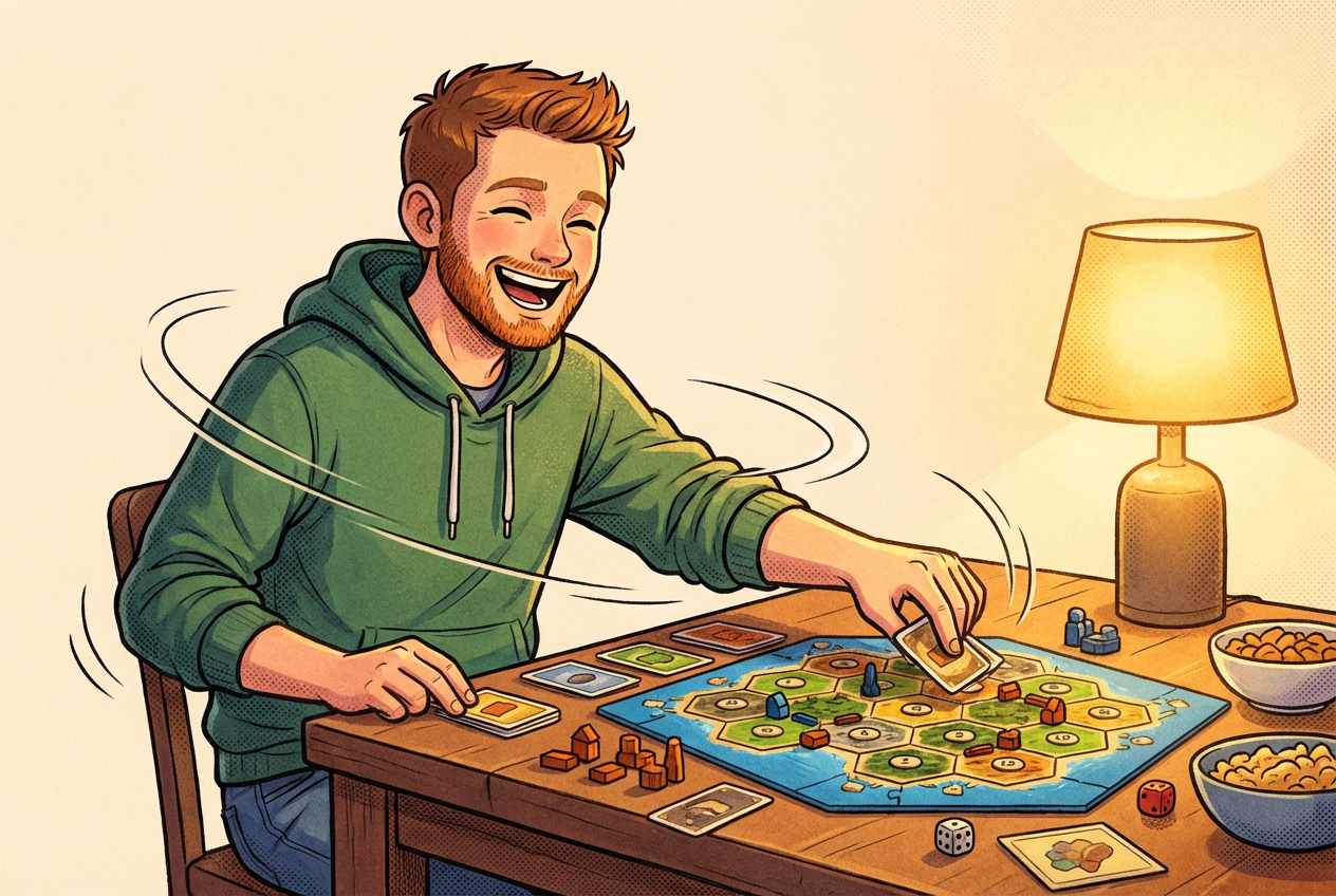 Board games illustration