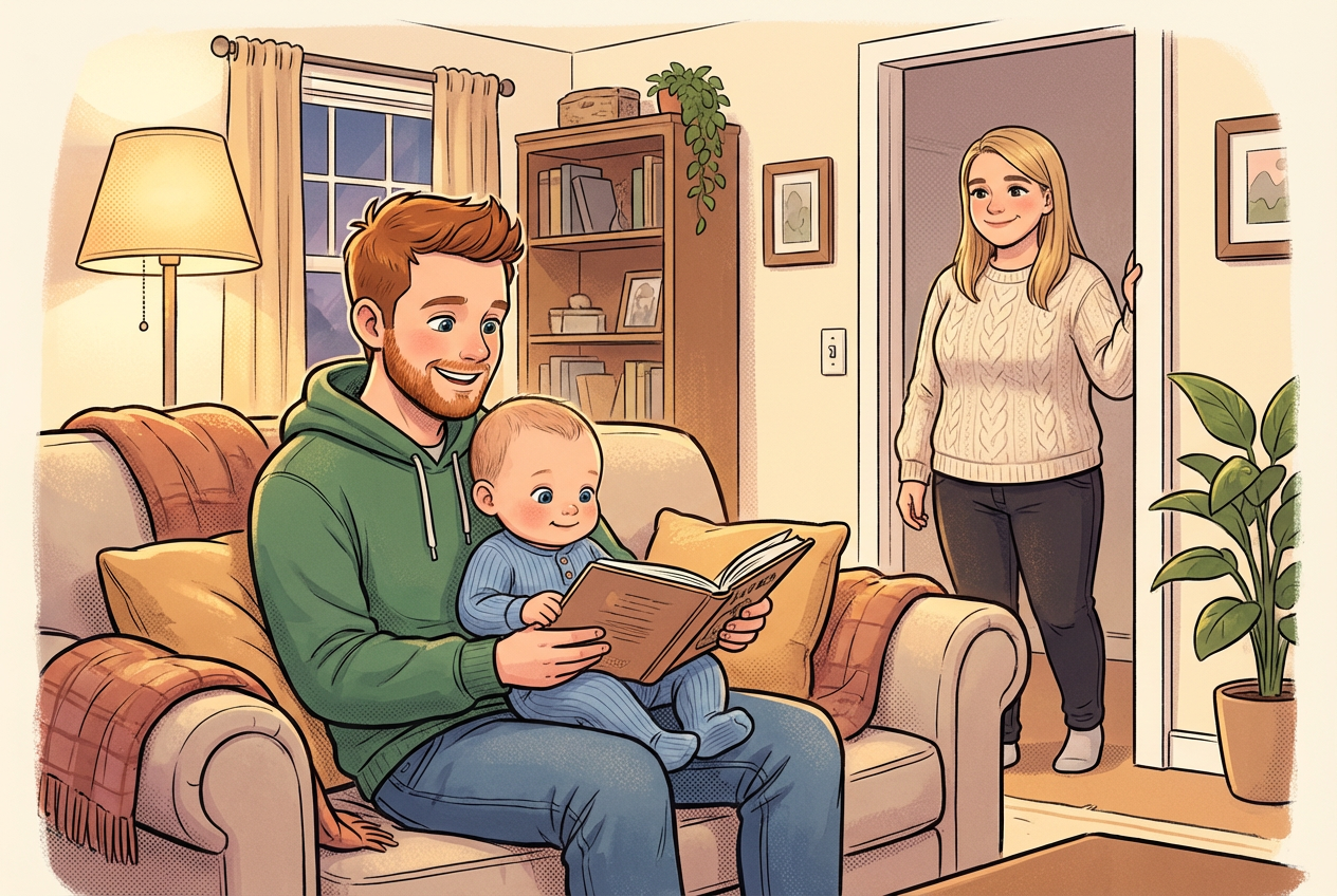Fatherhood illustration